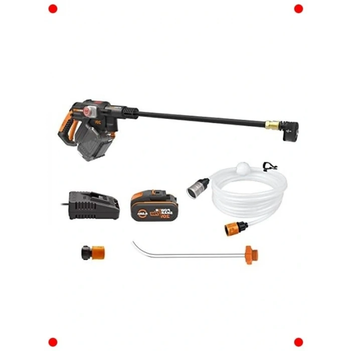 Akülü Kömürsüz Basınçlı Yıkama Seti
