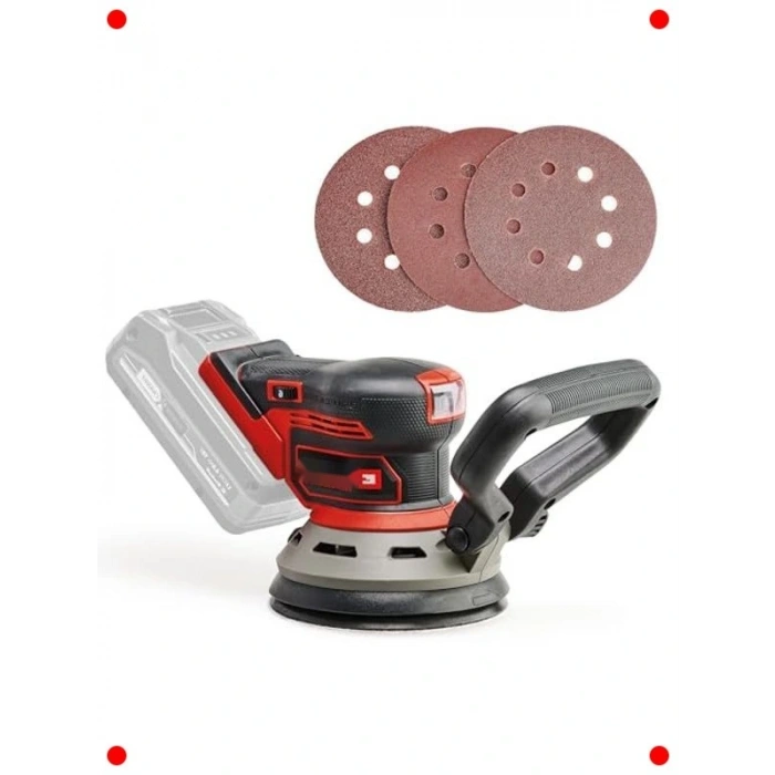 Akülü Kömürsüz Eksantrik Zımpara 18V