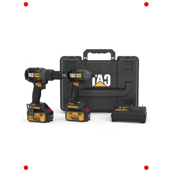 Akülü Kömürsüz Matkap & beli Tornavida Seti