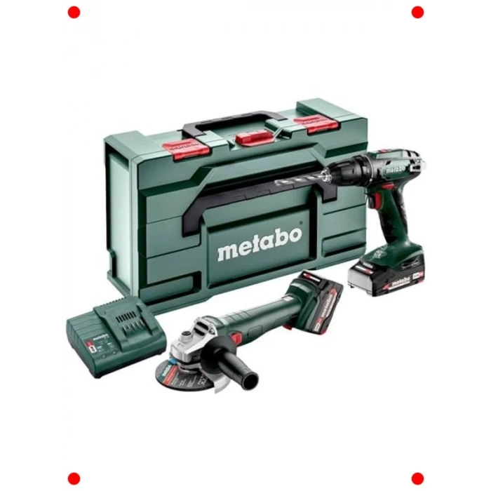 Akülü Matkap & Avuç Taşlama Seti (2 Akü + Şarj)