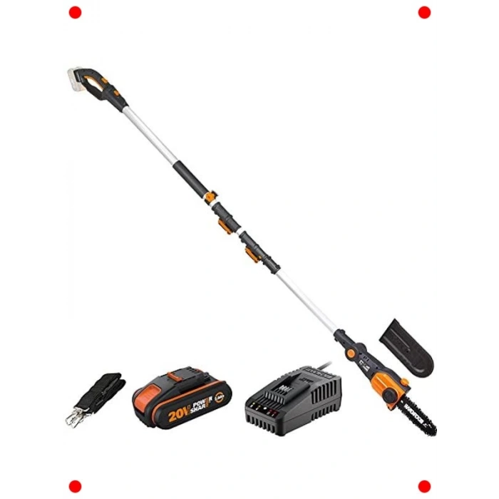 Akülü Teleskobik Dal Budama Testeresi - 20V Li-ion