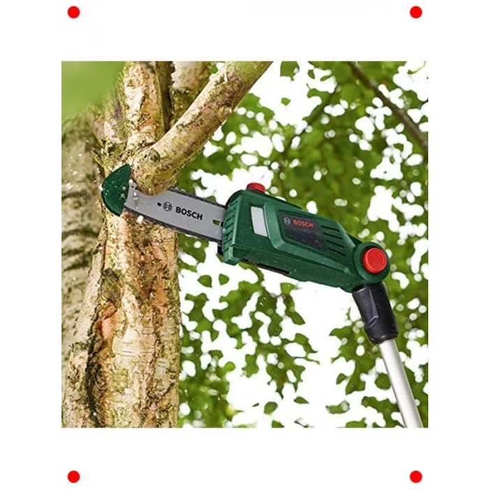 Akülü Uzatmalı Budama Makinesi (18V, Pil ve Şarj Dahil)