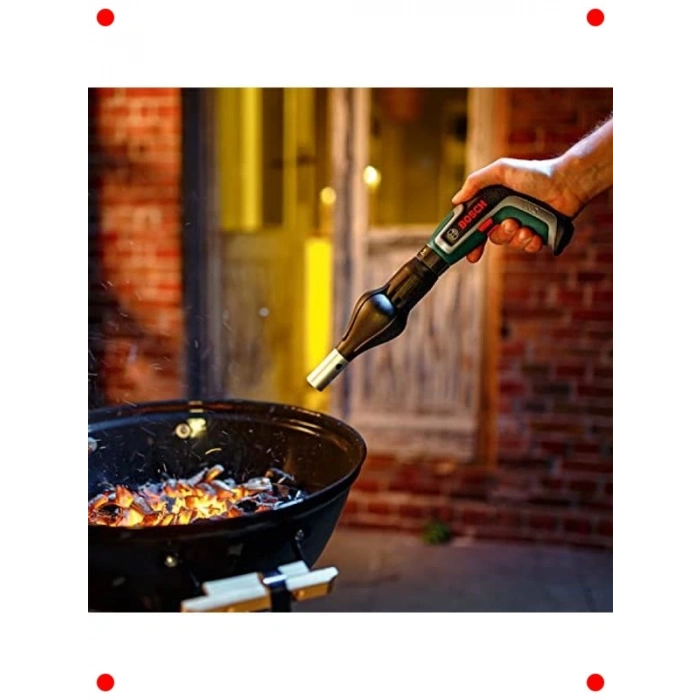 Akülü Vidalama Uyumlu Mangal Üfleme Aparatı