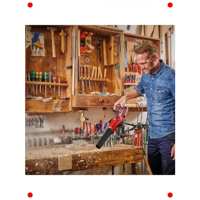 Akülü Yaprak Üfleyici - Bahçe Temizliği için