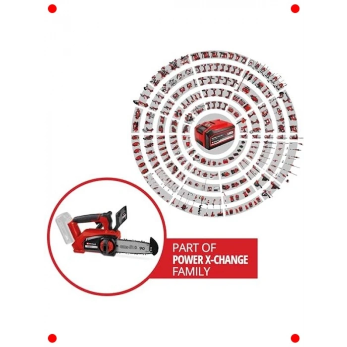 Akülü Zincirli Testere, Kömürsüz Motorlu, 18 V