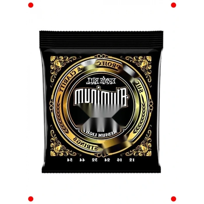 Akustik Gitar Teli Seti - Alüminyum Bronz Orta Hafif (12-54)