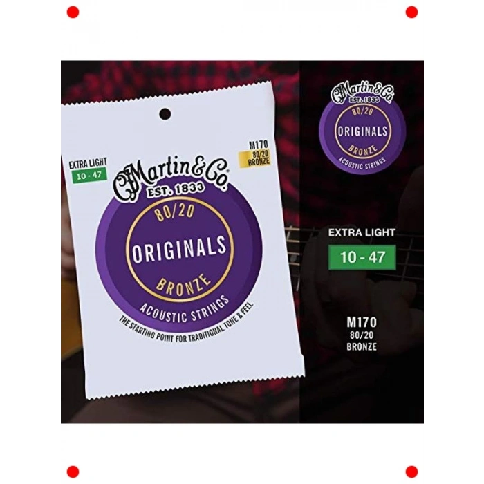 Akustik Gitar Teli Seti (Bronz .010-.047)