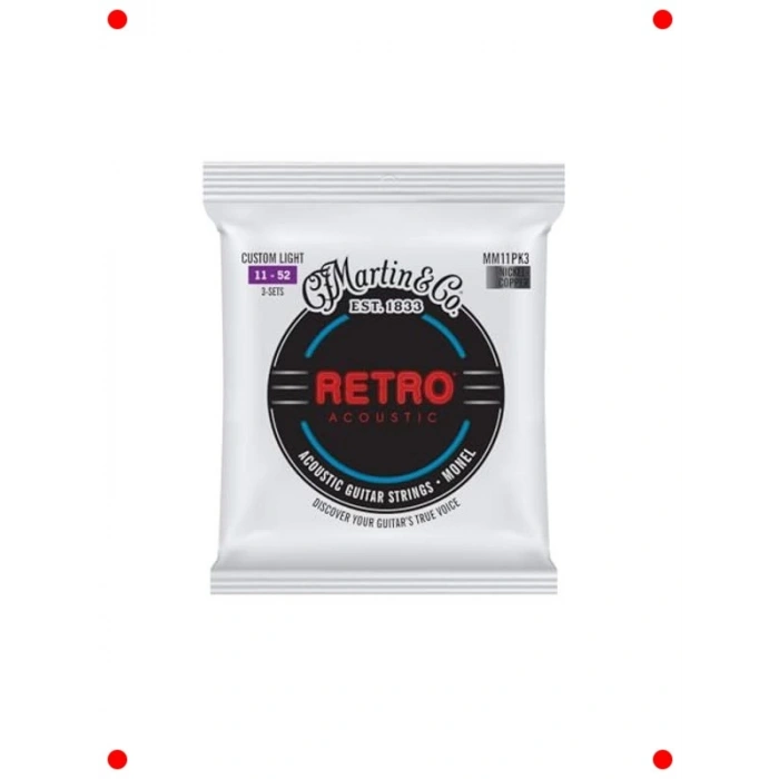 Akustik Gitar Teli Takımı - Özel Işık Monel