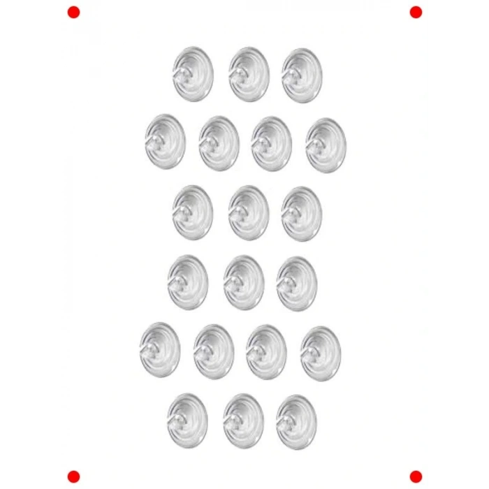 Akvaryum Hava Hortumu Sabitleyici Vantuz Seti (20 Adet)