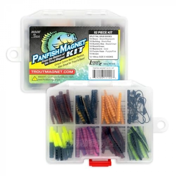 Alabalık Avı İçin 15 Kancalı Siyah Mıknatıs Seti