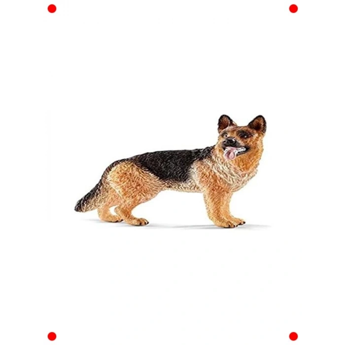 Alman Çoban Köpeği Figürü - Kahverengi