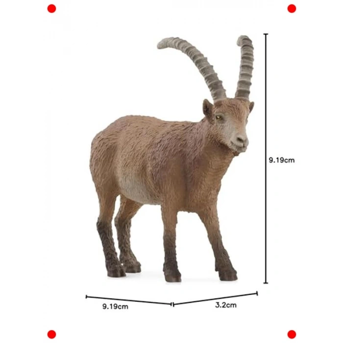 Alp Dağ Keçisi Oyuncak Figürü - Gerçekçi Tasarım