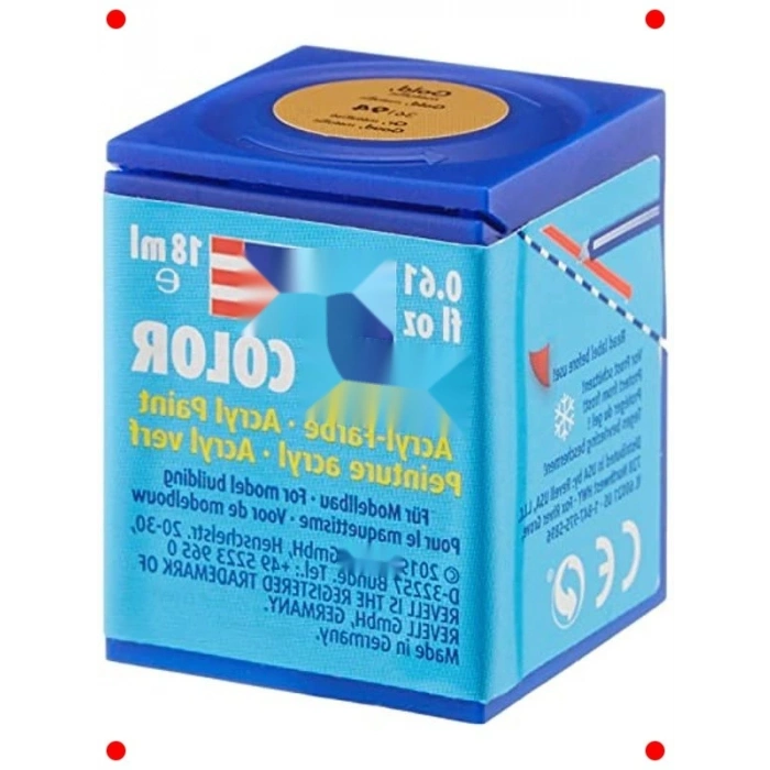 Altın Metalik Su Bazlı Maket sı - 18 ml