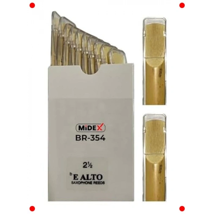 Alto Saksafon Kamış Seti - 10 Adet (2.5 Numara)