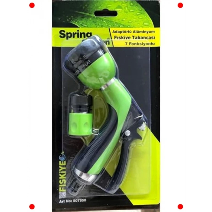 Alüminyum 7 Fonksiyonlu Sulama Fıskiye Tabancası