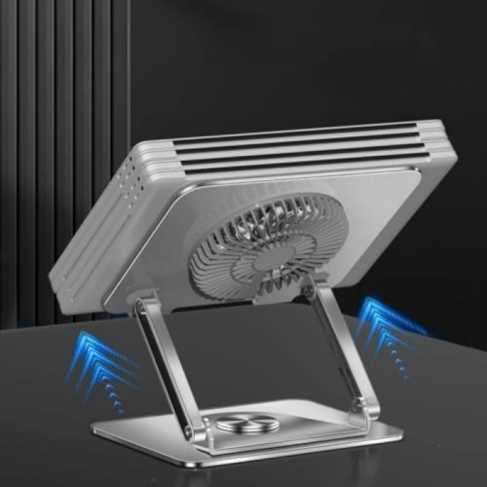 Alüminyum Mıknatıslı Laptop Standı, 360 Derece Ayarlanabilir