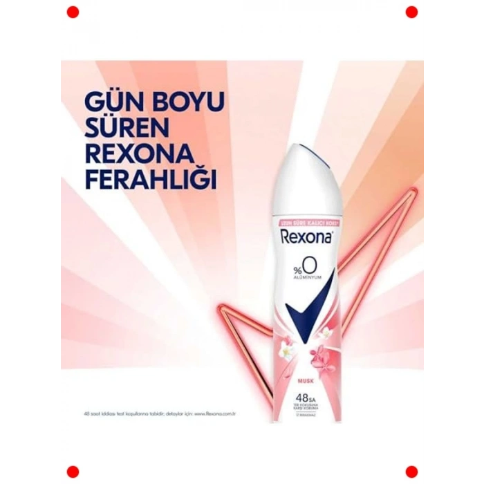 Alüminyumsuz Kadın Sprey Deodorant Musk 150 ml
