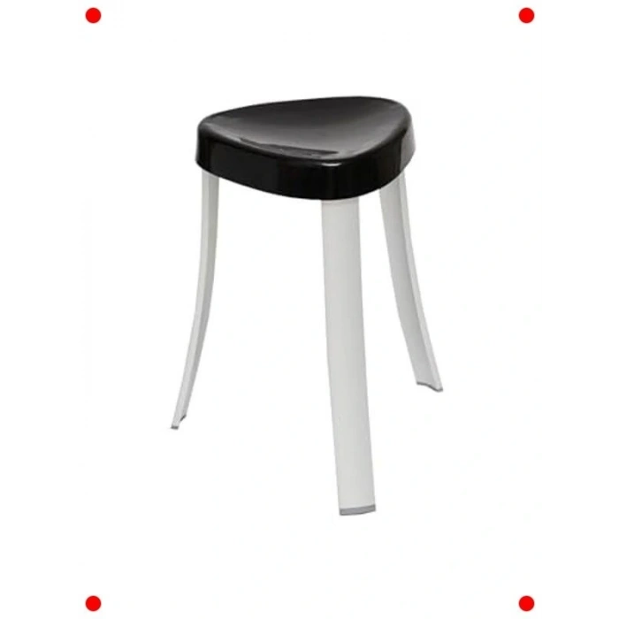 Alünyum Banyo Taburesi Siyah