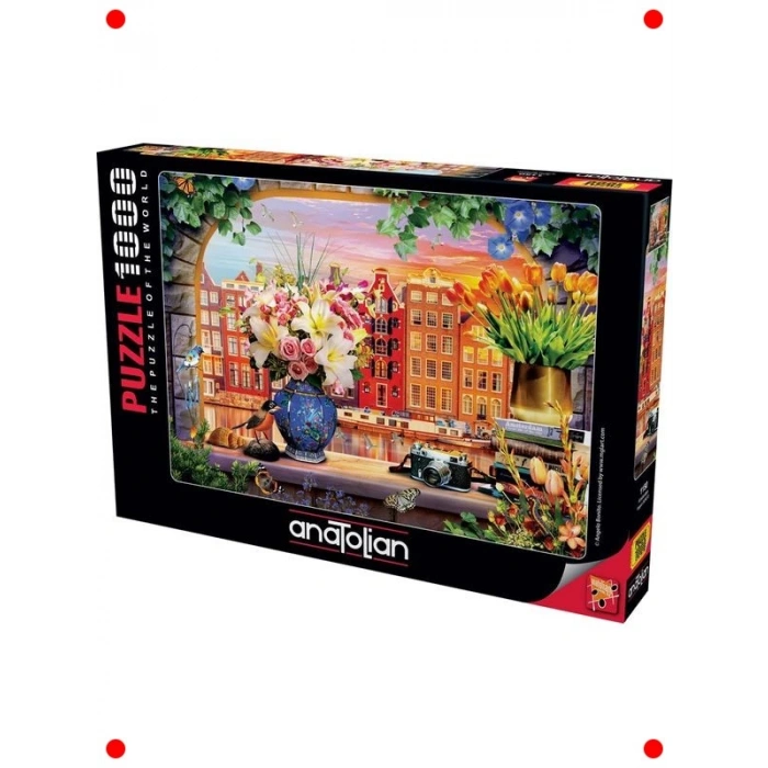 Amsterdam Manzarası 1000 Parça Yapboz