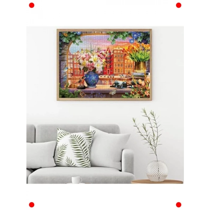 Amsterdam Manzarası 1000 Parça Yapboz