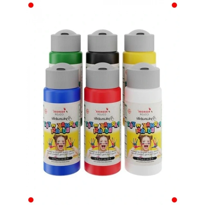 Ana Renkler Parmak sı Seti - 6x60 ml