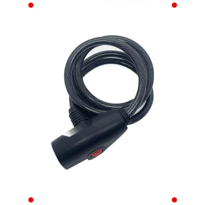 Anahtarlı Güvenli Bisiklet Kablo Kilidi