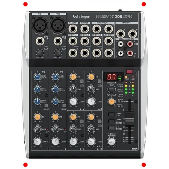 Analog Efektli Mikser - Canlı Yayın Uyumlu