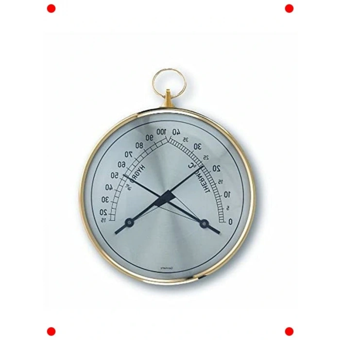 Analog Ortam Termometre & Higrometre Siyah