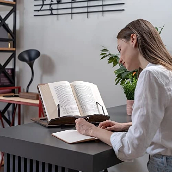 Antik Görünümlü Kitap Okuma Standı, Ergonomik ve Şık
