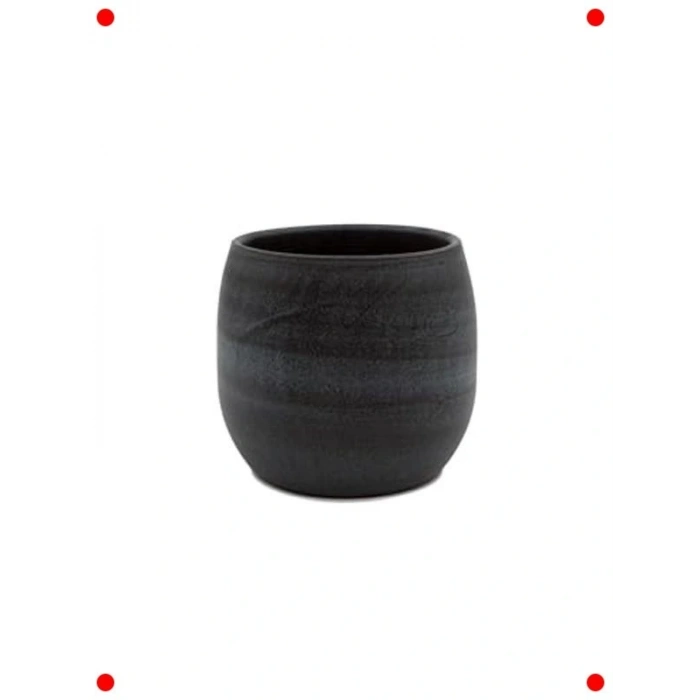 Antrasit Serak Bitki Saksısı 15x13 cm