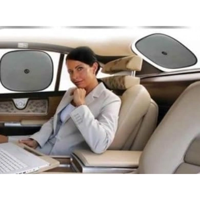 Araba Ön Cam Güneşliği 2 Adet Katlanabilir Şemsiye Modeli