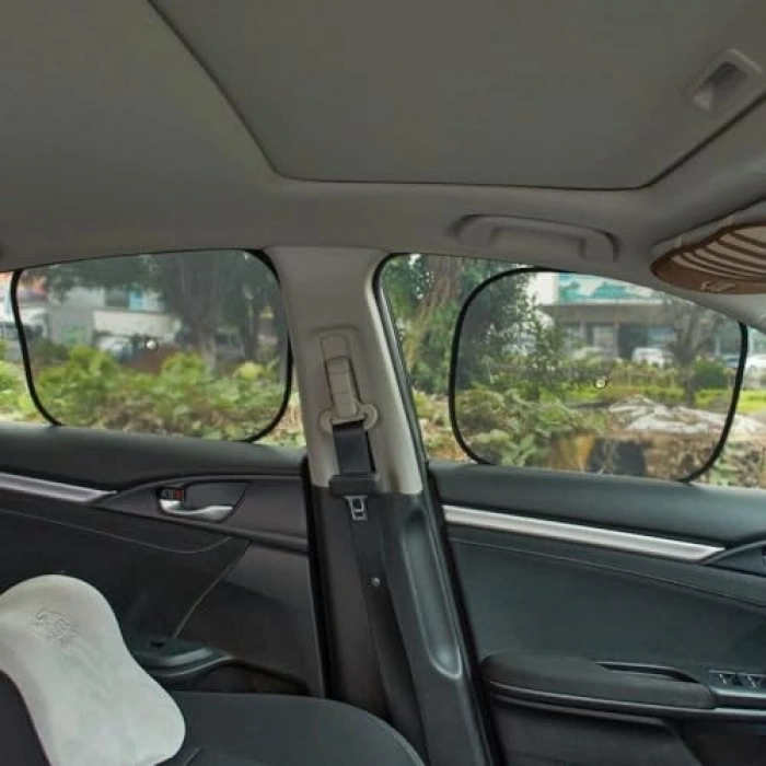 Araç Arka Yan Cam Güneşlik Vantuzlu Oto Perde Seti Araç Per (2 Adet)