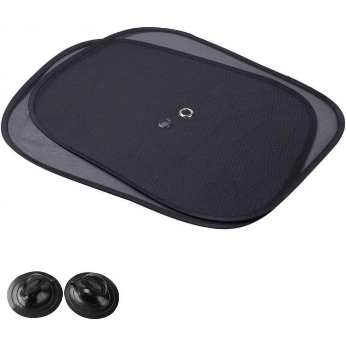 Araç Arka Yan Cam Güneşlik Vantuzlu Oto Perde Seti Araç Per (2 Adet)