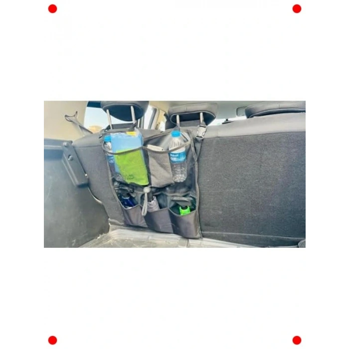 Araç Bagaj Organizer 5 Bölmeli - Cırtlı ve Askılı