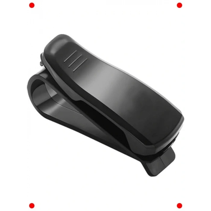 Araç Güneşlik Gözlük Tutucu Klipsi - Tek Elle Kullanım