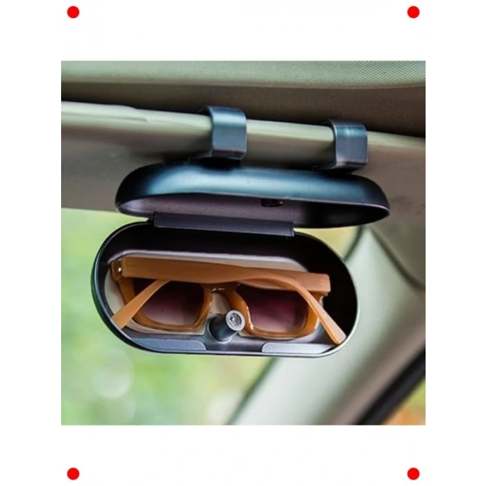 Araç İçi Gözlük Saklama Tutucu