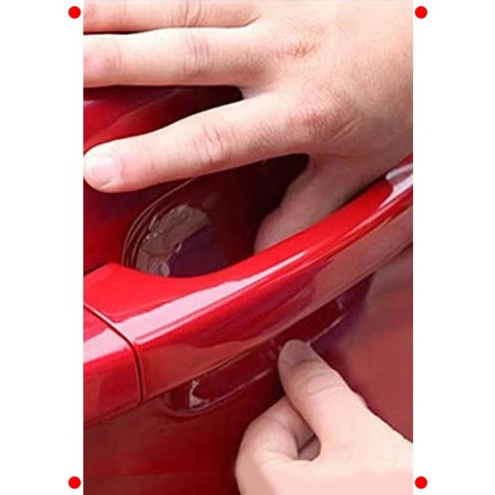 Araç Kapı Kolu Koruma Filmi (4lü Şeffaf Set)