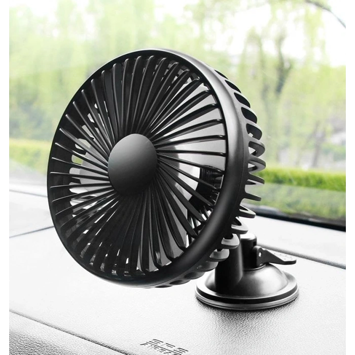 Araç Ön Camı ve Torpido Üstü Vantilatör Fan Soğutucu Masaüstü