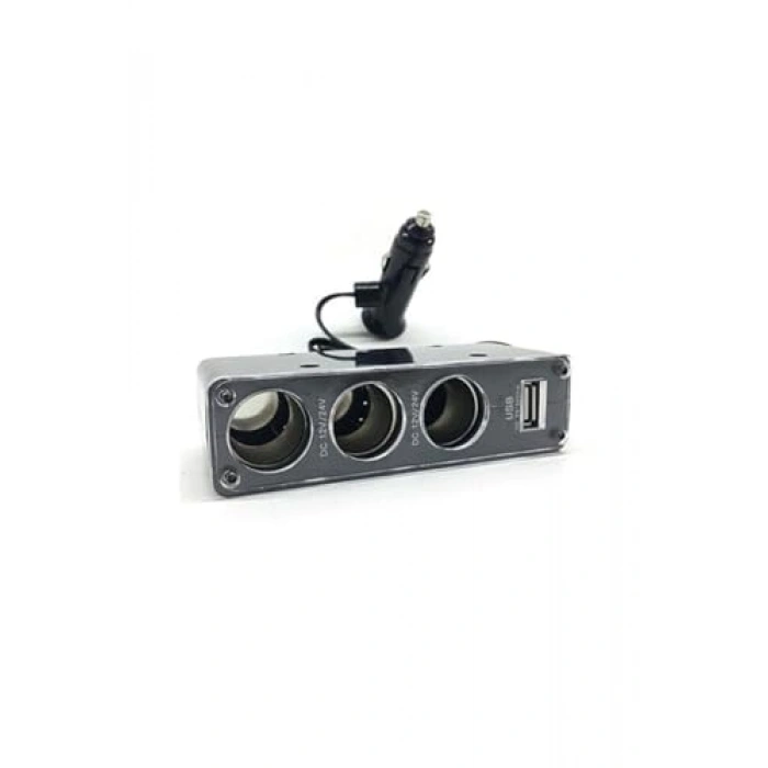 Araç Oto Çakmak Çoklayıcı, USB Uyumlu