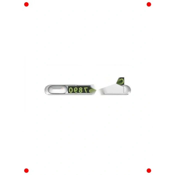 Araç Telefon Numarası Numaratör (Gri)