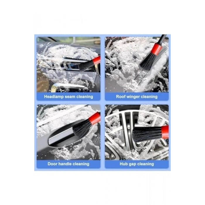 Araç Tezlik Bakım Fırça Seti, 5+1 Parça