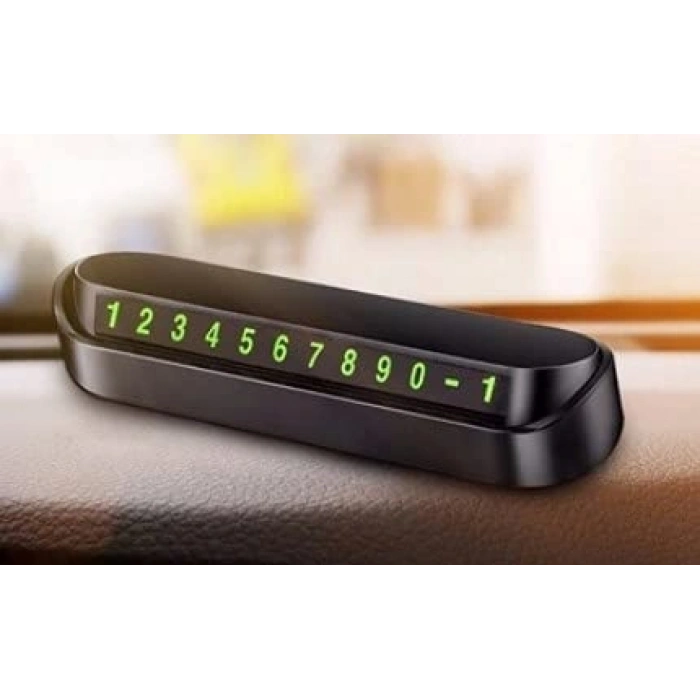 Araç Torpido Üstü Telefon Yazısı Aç Kapa Numaratör