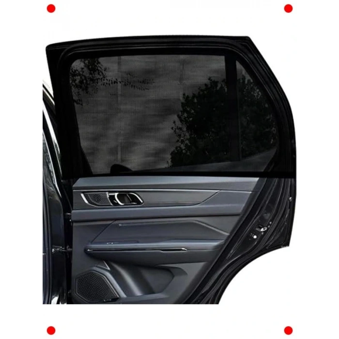 Araç Yan Cam Güneşlik ve Sineklik Perde Seti (2 Adet)