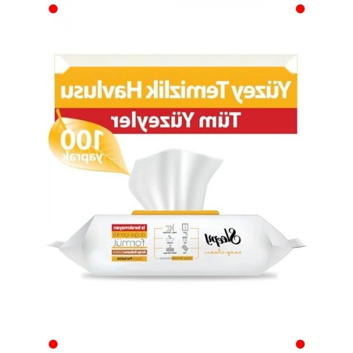 Arap Sabunlu Yüzey Tezlik Havlusu 100 Yaprak