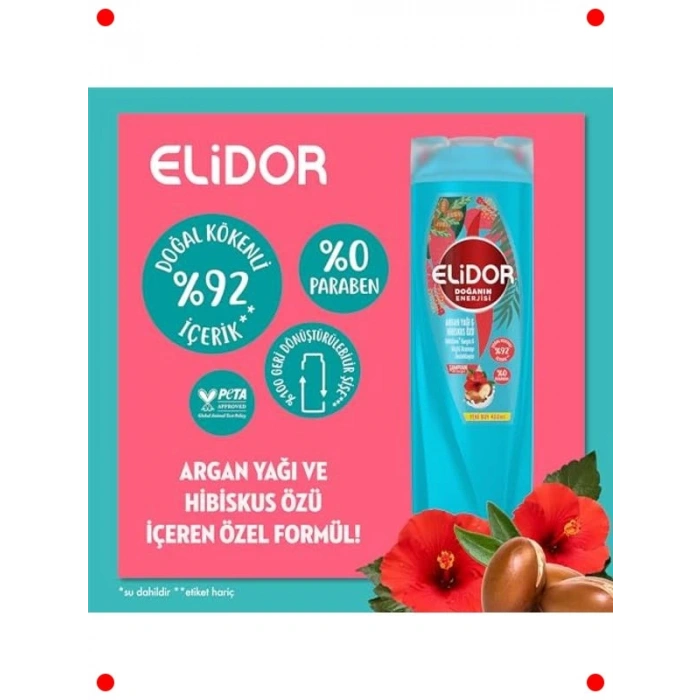 Argan & Hibiskus Dökülme Karşıtı Şampuan (400ml)