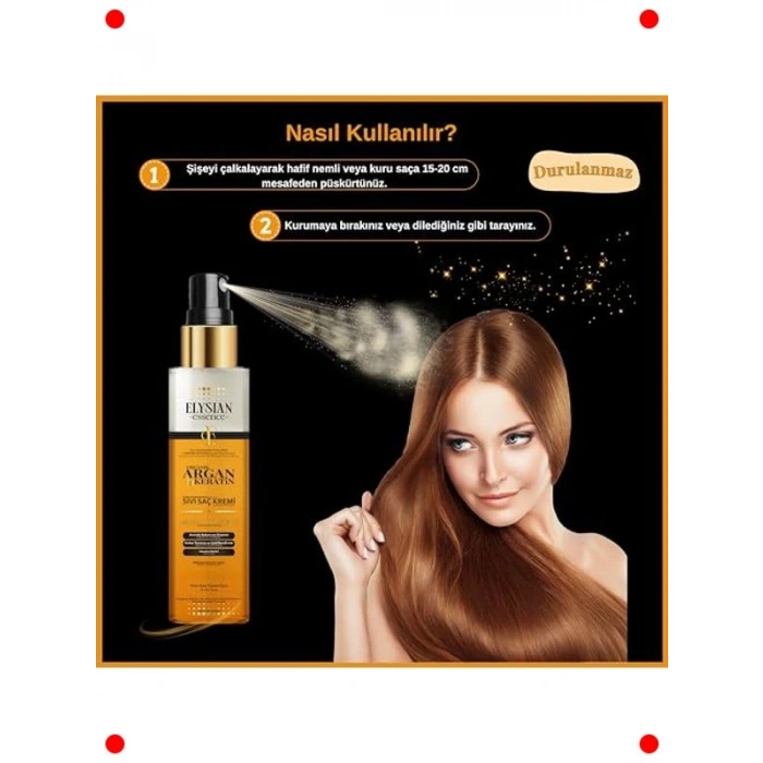 Argan & Keratin Saç Bakım Spreyi Seti (2x150ml)