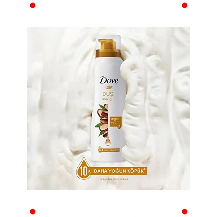 Argan Yağlı Duş Köpüğü Kremsi Formül 10X Yoğun Köpük 200 ml