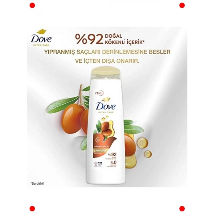 Argan Yağlı Onarıcı Saç Bakım Şampuanı 400 ml