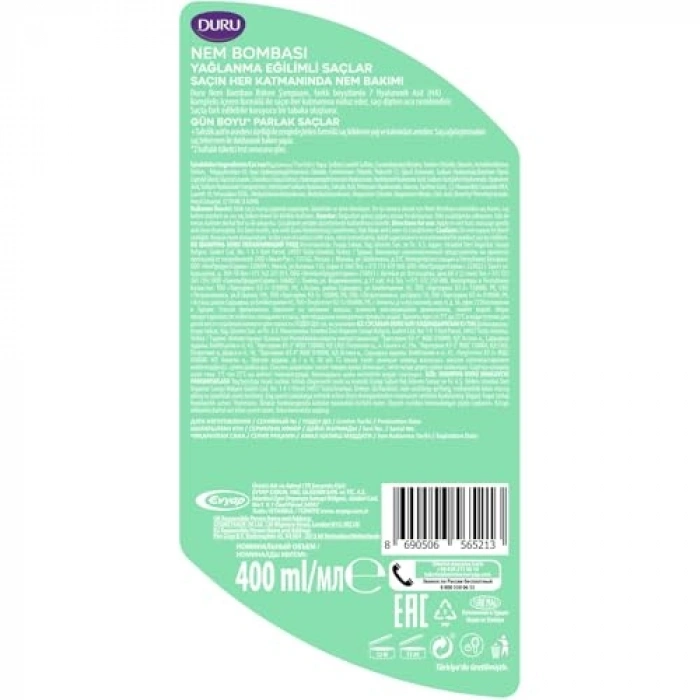 Arındırıcı Şampuan, 400 ml, Hacim Veren Formül