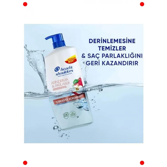 Arındırıcı ve Parlak Kepek Karşıtı Şampuan 800ml